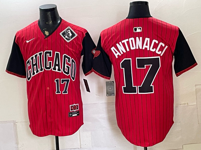 Men 2026 Chicago White Sox #17 Antonacci red Game Nike MLB Jersey 080805->chicago white sox->MLB Jersey